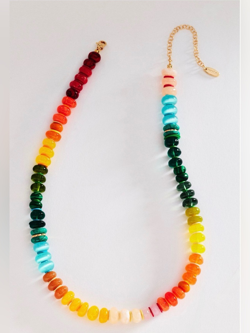 NWT Anthropologie Rainbow Stone Necklace
